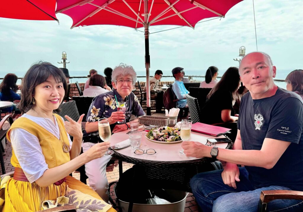 友人と楽しいランチ｜アマルフィイデラセーラ