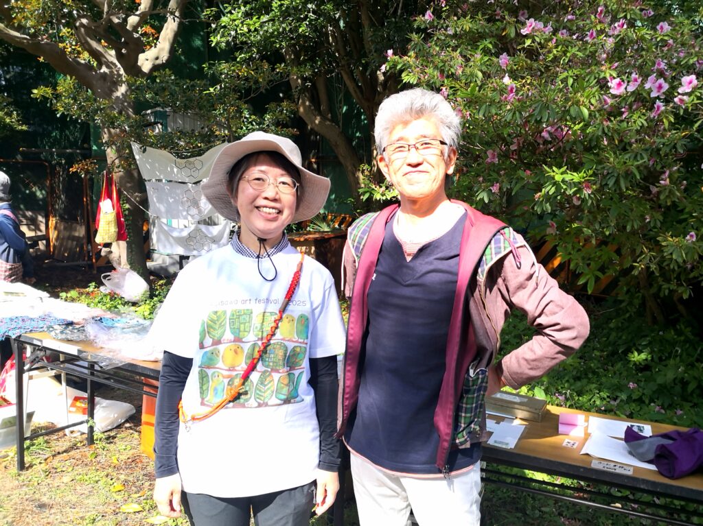 大学時代の旧友と再会｜ふじさわアートフェスティバル